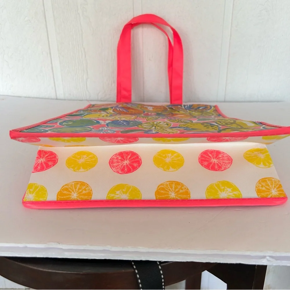 LILLY PULITZER REUSABLE SHOPPING TOTE BAG
